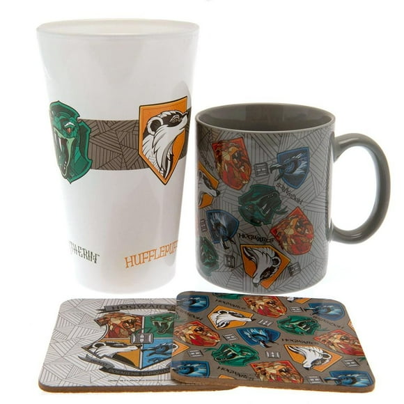 Harry Potter Ensemble-Cadeau de Verres Magiques des Maisons de Poudlard