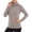 Gray, variant on Women's UPF 50+ Hooded Sun Protection Long Sleeve Top, Thumb Holes, Lightweight Fabric, Outdoor Hiking & Running Shirt Blue S