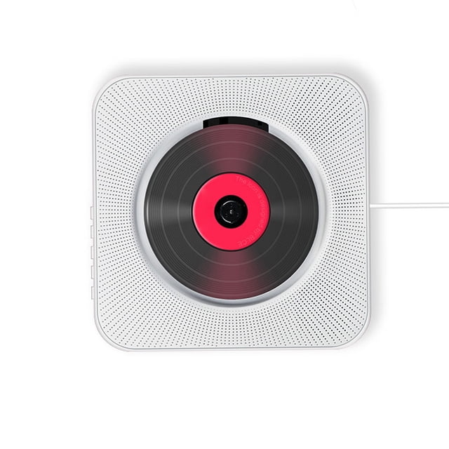 maytalsory CD Player Bluetooth Portable Home Audio Boombox FM Radio Built-in HiFi Speaker USB MP3 Player US Plug