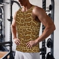thumbnail image 5 of Lsque Snake Skin Pattern Mens Tank Tops Muscle Athletic Quick Dry Sleeveless Workout Fitness T Shirts Beach Tank Top, Loose-fit Sleeveless Shirt for Men-3X-Large, 5 of 7