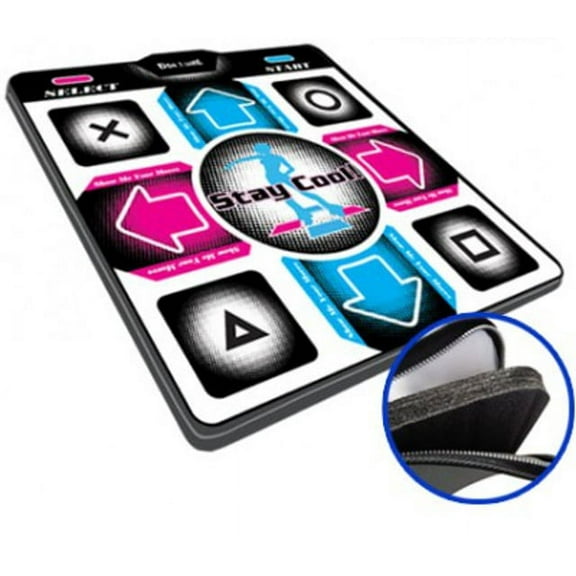 Dance Dance Revolution DDRgame (Super Sensitive-No More Delay) PS1 /PS2 Super Deluxe Pad (Version 4.0) with 1" Foam Inse