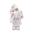 thumbnail image 4 of Figura de Papá Noel para mesa, decoración navideña, divertido regalo navideño, creatividad realista. Blanco, 4 of 9