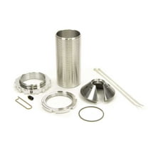 QA1 Precision Products, Inc 9HT500 QAP9HT500 SPRING, CR-SI HIGH TRAVEL 2-1/2 IN ID, 9 IN X 500 LBS/IN. SILVER PWDR COAT