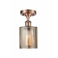 thumbnail image 1 of Innovations 516-1C-AC-G116-LED Cobbleskill 1 Light Semi-Flush Mount part of the Ballston Collection, Antique Copper, 1 of 1
