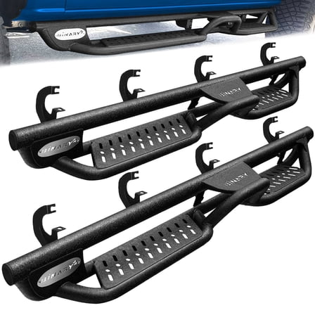 6" Running Boards for 19-26 Chevy Silverado/GMC Sierra 1500 Crew Cab Side Step