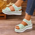 thumbnail image 2 of HBGVBA Womens Roman Sandals Thick Sole Summer Casual Outdoor Comfortable Breathable Lightweight Shoes 43, 2 of 4