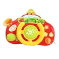 thumbnail image 4 of Simulation Steering Wheel Car Seat Toy Simulation Steering Vocal Toys for Games Pink, 4 of 9