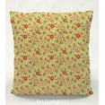 thumbnail image 3 of Spring Flowers Pillowcase / Pillow Cover by Penny's Needful Things (20 x 20) (Green), 3 of 4
