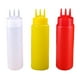thumbnail image 1 of 3 botellas de ketchup recargables, prensa para condimentos, tres orificios para ketchup. 65ml, 1 of 9