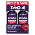 thumbnail image 2 of (3 pack) ZzzQuil Liquid Pain Reliever, Sleep Aid, Black Cherry Flavored, 2 Pack, 24 fl oz, 2 of 11