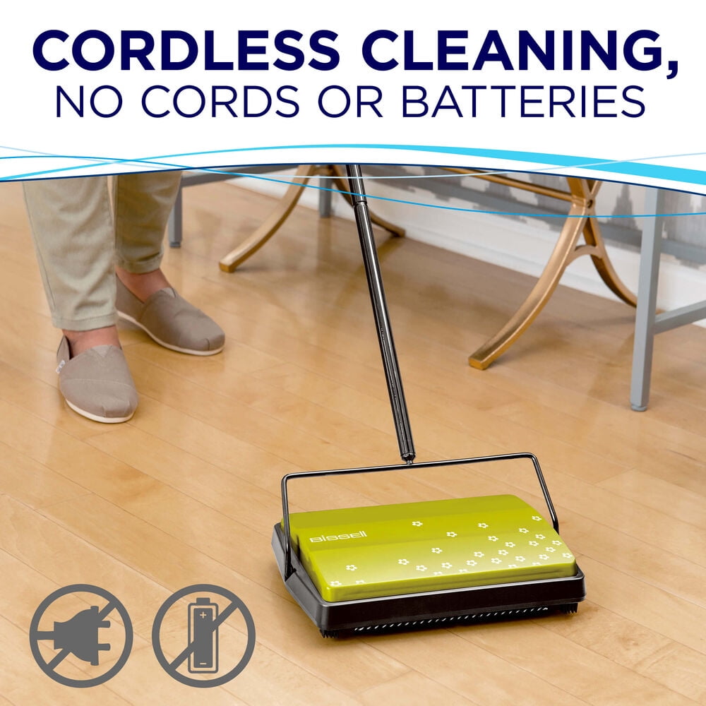 BISSELL Refresh Carpet & Floor Manual Sweeper, 2198