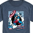 thumbnail image 3 of Marvel Captain America - Comic Book Panels - Men's Short Sleeve Graphic Tee, 3 of 5