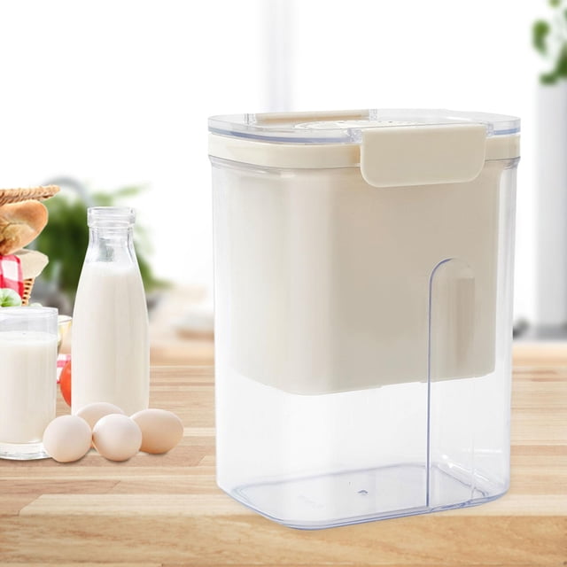 Colador de yogur, contenedor de leche de nuez con tapa, colador de alimentos para jugo de yogur de leche, filtro de jugo de fruta, separación de suero Macarena Colador de yogur