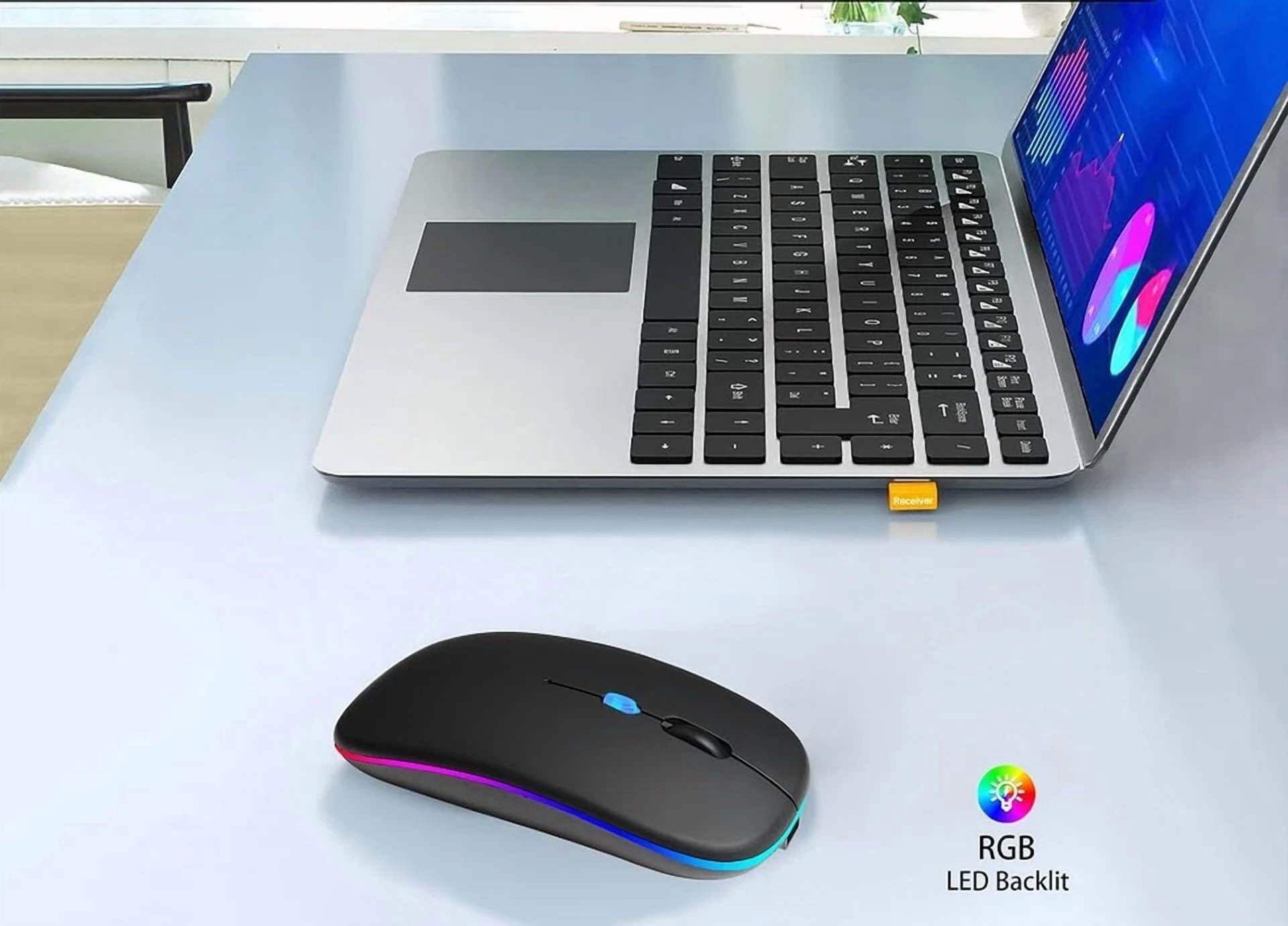 BUTTERFLY- Wireless Bluetooth Mouse Rechargeable Laptop Mice With Led Use Portable(Bt5.2 An
