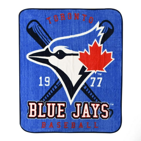 Couverture en peluche MLB des Blue Jays de Toronto (50 "x60") par Nemcor