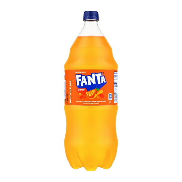 Fanta Orange Bottle, 2 Liters, 2L