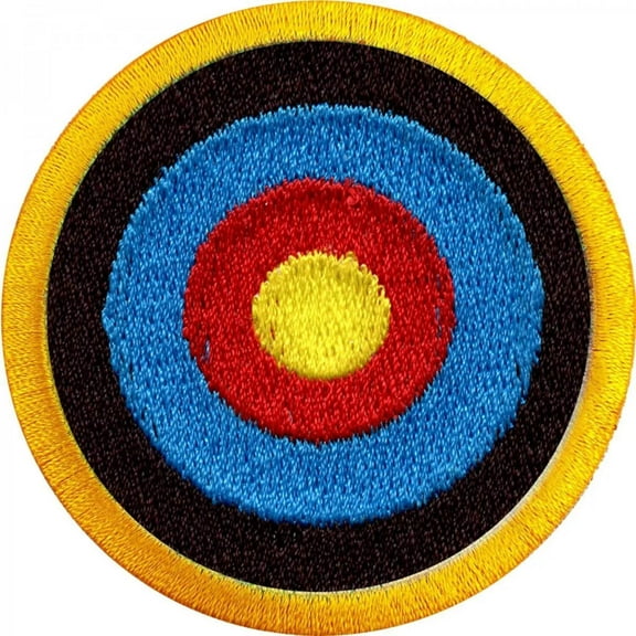 Dart Throwing Merit Badge Embroidered Iron-on Patch