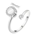 thumbnail image 3 of pstuiky Rings Rotating Female Openable Finger Fashion All-match Jewelry Girl Gift Sale, 3 of 7