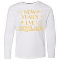 thumbnail image 3 of Inktastic New Year's Eve Squad with Stars in Gold Long Sleeve Youth T-Shirt, 3 of 5