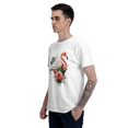 thumbnail image 5 of Tropical T-Shirt for Men Cotton 100% Summer Tops Women Fashion Casual Short Sleeves Round Collar Short-Sleeve Couple Top Tees, 5 of 6