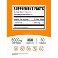 thumbnail image 5 of BulkSupplements L-Glutamine Capsules - Amino Acid Supplement, Glutamine Supplement - Gluten Free, 6 Capsules per Serving (5000mg), 360 Count, 5 of 6