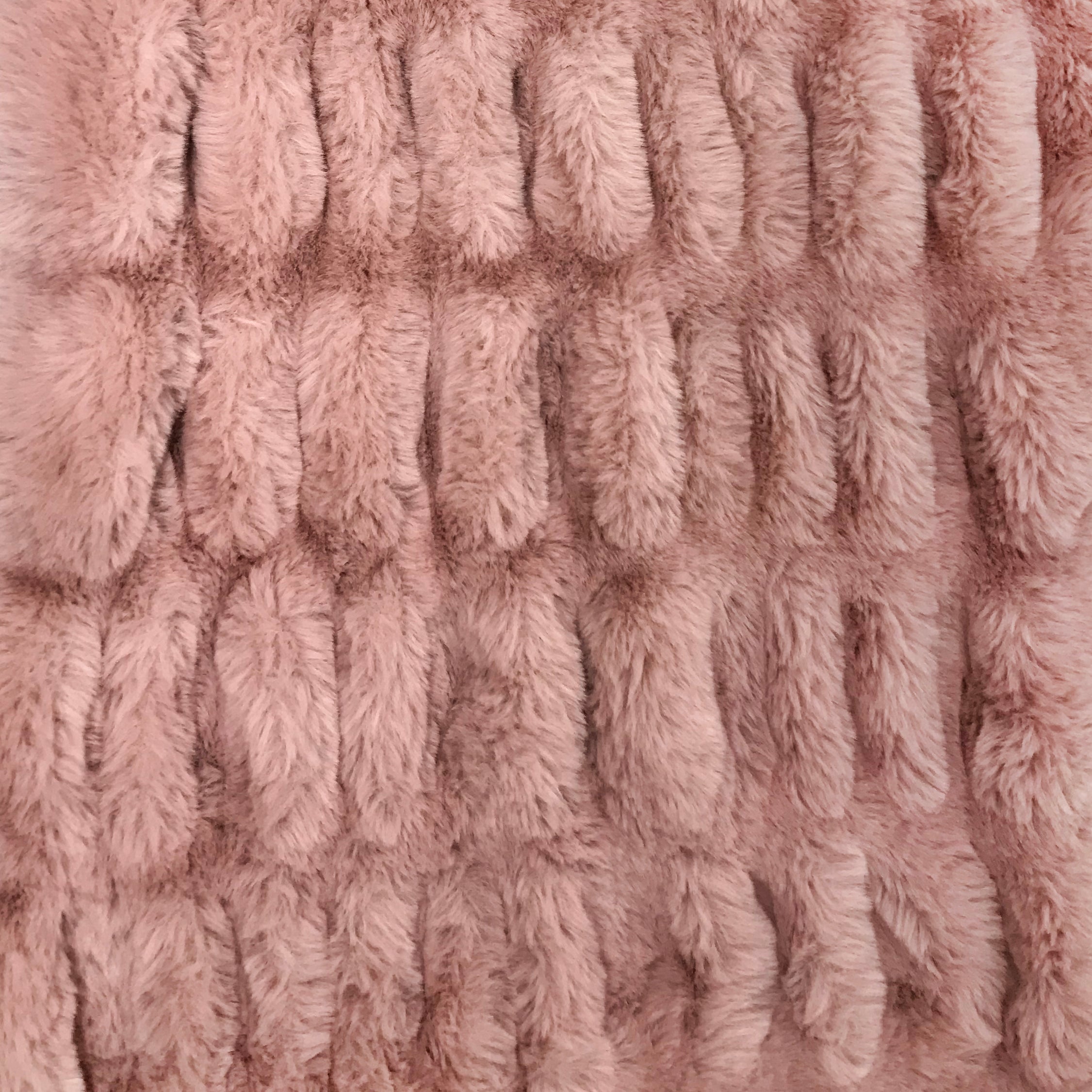 Stretch Embroidered Faux Fur