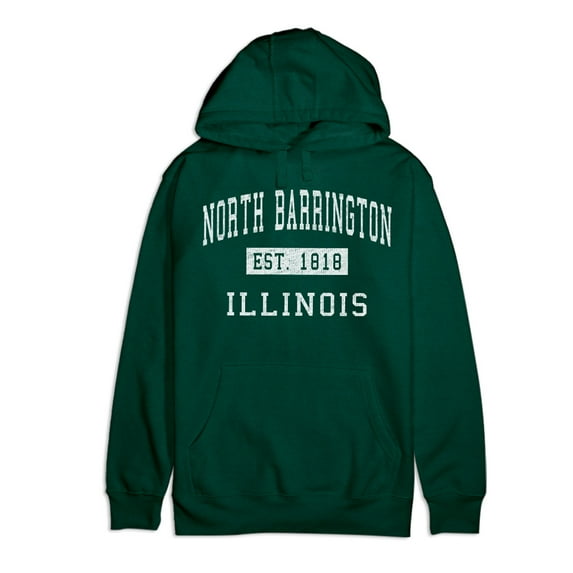 North Barrington Illinois Classic Established Premium Cotton Hoodie