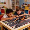 thumbnail image 7 of Plastic Inertial Racing Car Toy for Kids – Regenerative Drive, Light & Sound Effects, Durable Design, Perfect Gifts for Children’s Day & Birthdays Orange, 7 of 7