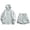 D384 Light Green, variant on Likimi Womens Two Piece Set Long Sleeve Hooded Solid Color Zipper Pocket Top With High Waist Shorts Summer Fashion Casual Outfit Set Beige Size L