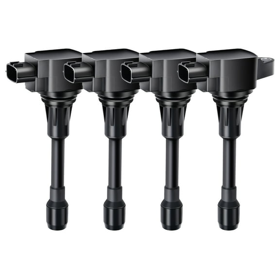 King Auto Parts Set of 4 Ignition Coils Compatible with 2008-2017 Nissan Altima Sentra Cube Rogue L4 Versa Select NV200 NV350 Pathfinder 1.8L 2.0L 2.5L Infiniti FX50 M56 QX60 2.5L 5.0L 5.6L C1696 UF549 5C1754