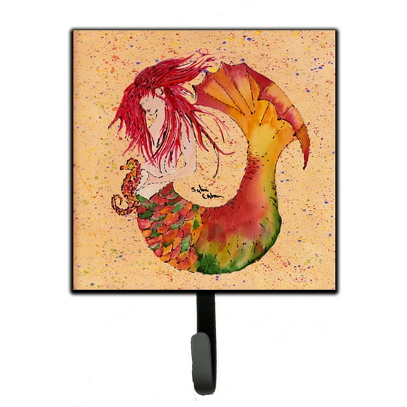 Carolines Treasures 8339SH4 Mermaid Leash or Key Holder Single Hook multicolor