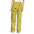 thumbnail image 3 of Balery Blue Spots print Women's Pajama Pants,Ultra Lightweight Pjs,Lounge Pant-Large, 3 of 9