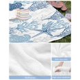 thumbnail image 6 of Navy Blue Grey Coastal Beach Towels Oversized Super Absorbent,Sea Turtle Nautical Coral Summer Beach Lightweight Bath Towel Quick Dry Sets For Bathroom/Pool/Rv Camping/Beach Play/Gym Room 23"x47", 6 of 8
