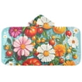 thumbnail image 5 of Yayeee Kids Hooded Towels Toddler Soft Absorbent Beach Bathing Wrap 50" x 23.5", Pink Floral Tomatoes, 5 of 5
