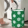 thumbnail image 4 of Goofa Snowflake Printed Circular Hamper,Laundry Basket with Handles,Storage Baskets Foldable,Large Capacity Laundry Hamper-Medium, 4 of 8