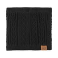 thumbnail image 3 of Dyfzdhu Men Women Winter Warmer Scarf Warmer Neck Thick Knit Black, 3 of 3