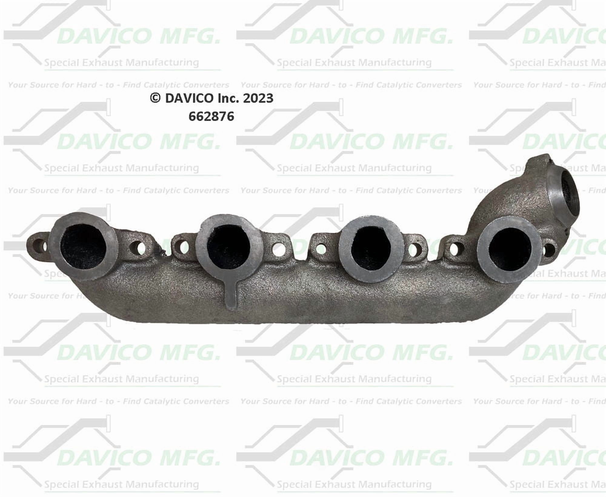 Davico Mfg 662876 Stand alone Exact-Fit exhaust manifold