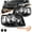 Black Clear, variant on Pair W/Bulb Headlamp For 2003-2006 Ford Expedition Headlights Left & Right Side