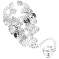 thumbnail image 2 of BRIGHTFUFU 2 piezas Pulsera de danza del vientre Gity Jewelry Women Pulsera de monedas Brazalete de tobillo, 2 of 7