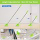 thumbnail image 5 of Rzvnmko Cepillo de Limpieza con Mango Largo 37'' - Fregador de Piso Extensible, Cepillo de Cocina Ajustable, Ligero y Desmontable para Zócalo, Ducha, Baño, Bañera, Azulejo, 5 of 11