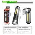 thumbnail image 4 of Lámpara Linterna LED COB para acampar, resistente al agua, de mano, giratoria para equipos al aire libre Ehuebsd Para estrenar, 4 of 6