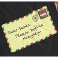 thumbnail image 4 of Old Glory Mens Dear Santa Please Define Naughty Long Sleeve T Shirt, 4 of 5