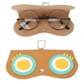 thumbnail image 4 of Sunglasses Case, Sunglasses Travel Case Lovely Appearance Snap Closure High Durability Unique Pattern Wide Application  For Home For Outdoor For Travel Pink,Brown,Blue, 4 of 8