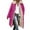 Hot Pink, variant on Women Long Puffer Coat Thicken Sherpa Lined Faux Fur Lapel Neck Full Zip Up Down Jacket Winter Overcoat Outwear (XL, White)