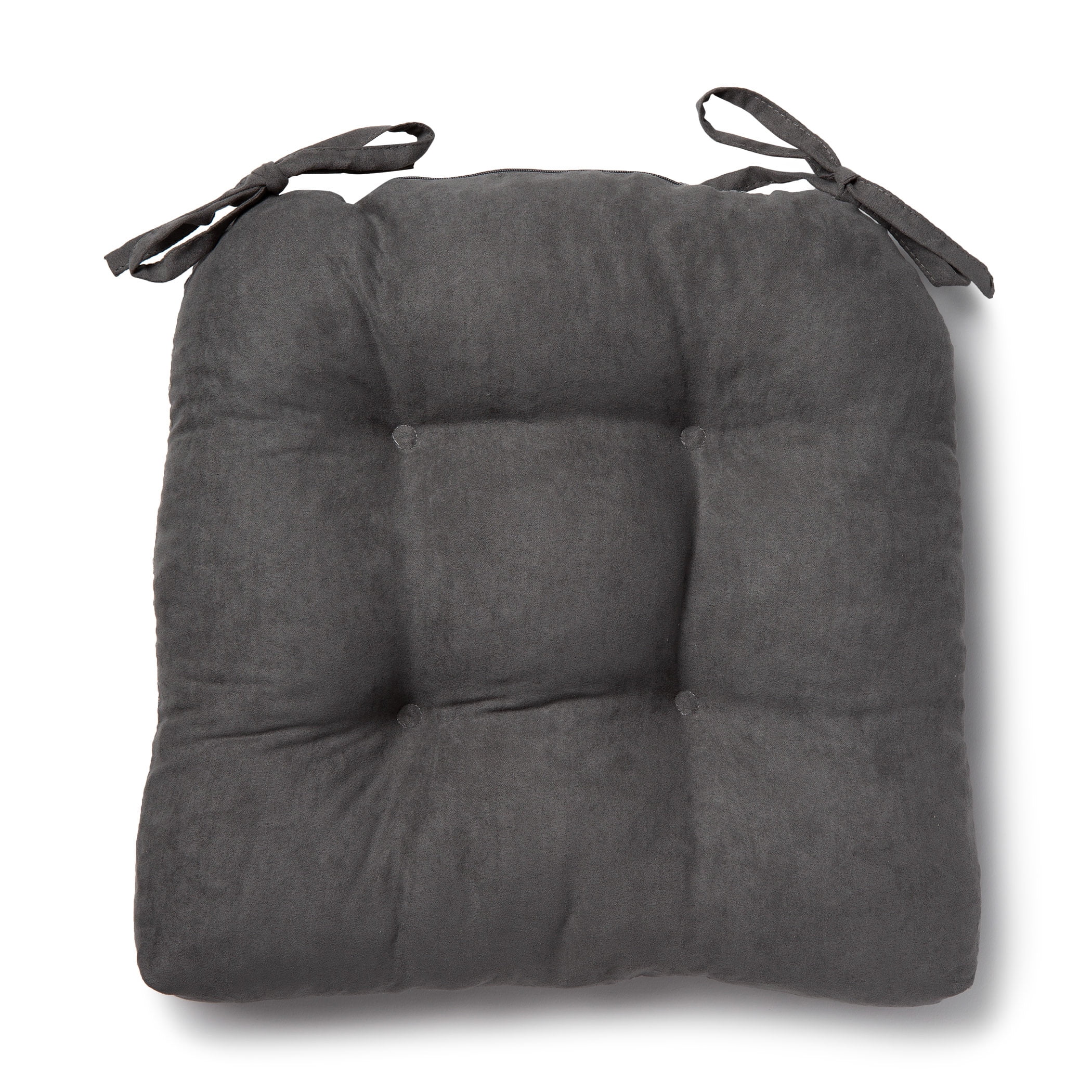 Hastings Home Memory Foam Chair Cushion Charcoal