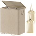 thumbnail image 1 of Cesto de ropa Lifewit doble con tapa y bolsas extraíbles, 155 L, 1 of 6