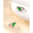 thumbnail image 5 of Birthstone Earrings for Women, Dangle Drop Earrings 925 Silver Teardrop Latch Back Dainty Jewelry Anniversary Birthday Gifts for Her Wife Mom, 5 of 9