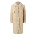 thumbnail image 5 of Women's Winter Outerwear Long Sleeve Cardigan Jacket with Open Front Lapel Design for Cozy Comfort, 5 of 8