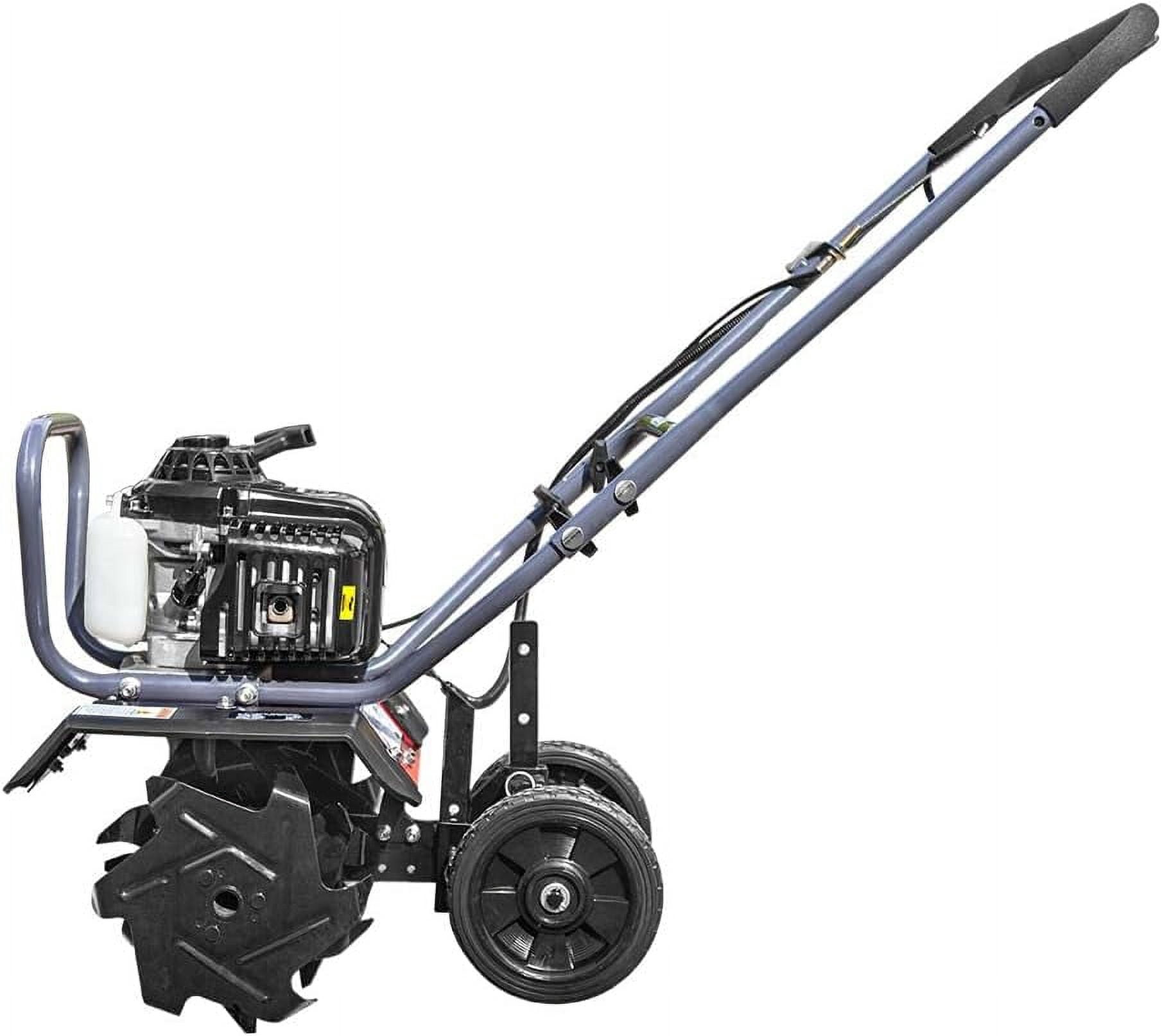 GardenTrax Multi-Function Tiller Gas Powered w/4-Cycle 40cc Mini Cultivator
