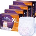 thumbnail image 1 of Pañales para adultos LivDry XL Ultimate Max Absorbency para mujer x44, 1 of 8